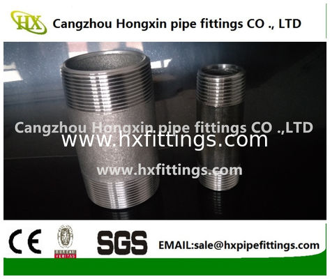 1/4-8 ASTM A106 Gr.B ทองเหลืองท่อ nipple, ASME B3610ปลายเส้น NPT ผู้ผลิต