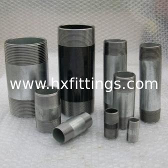 Plumbing fittings steel pipe nipples