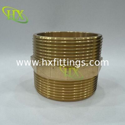hot selling 1/4 BSP nipple brass male adaptor straight brass thread pipe fitting