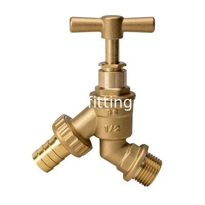 สวนกลางแจ้ง TAP ท่อ Union โมเดิร์น 1/2 นิ้ว BSP การบีบอัด wallplate ข้อศอก 15 มม.ท่อทองแดงเดี่ยว Bib TAP เครื่องซักผ้า